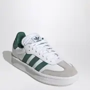 [adidas Originals] Samba XLG White/green Sneaker 7 UK White