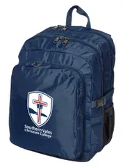 Snr Navy Backpack with Print