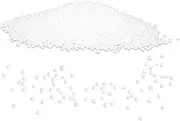 ULDIGI 1 Foam Particles Bean Bag Cuddle Pillow Beads Sand Bags Foam Balls Dog Bed Filler Decorative Balls Pillow Stuffed Balls Punching Bag Filler Stuffed Material Foams Ball Filler White