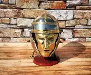 Medieval Roman Helmet Wearable Knight Battle Armor for Cosplay & Roleplay Gift