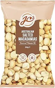 J.C.'s Quality Foods Australian Macadamias Salted 350G