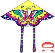 Butterfly Kites Large Butterfly Kites for Children Easy to Fly for Beginner, Great Balance in The Beach Park Yard, Perfect Kite Kit for Outdoor Games Activities