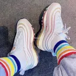 NIKE AIR MAX 97 米白 彩虹漸變 氣墊 休閒慢跑鞋 女鞋 DD8500-161