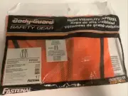 Body Guard Safety Gear Vest One Size Non-Certified Vest. 100% Poly Reflective