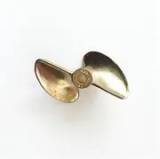 QONXIX 1PC Two-Blade 435 Propeller, for Electric RC Brushless Jet Boats Connector Par D35mm Copper Propellers Pitch 1.4 4.0mm Hole Props RC Boat Propellers