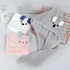 Head Scarf Bathroom Dry Hair Cap Bath Hair Wrap Shower Cap Rapid Drying Towel