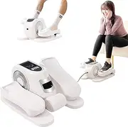 BTM Stepper Fitness Bike, Exercise Bike, Mini Cross Trainer, Rotates Forward and Backward, Electric Fit, Electric Cross Trainer, Fitness, Home, Diet, Cardio Exercise, Remote Control, No Assembly