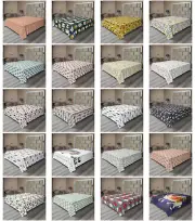 Ambesonne Scandinavian Print Flat Sheet Top Sheet Decorative Bedding 6 Sizes