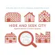 Hide and Seek City: Explore the City with a Magical Magnifying Glass(精裝)/Agathe Demois【三民網路書店】