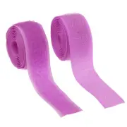 Sew on Hook and Loop Tape, 1 Inch Nylon Fastener Strips 1 Yards (Light Purple)
