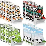 20 Pcs Sports Mini Notepads Sports Party Favors Soccer Notebook Spiral Journal Soccer Notepads Bulk for Teacher Classroom Reward Supply Sports Birthday Party Supplies for Teens Kids (Soccer Style)
