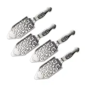 4pcs Stainless Steel Absinthe Spoons Vintage Bar Glass Cup Drinking Filter Hollowed Out Absinthe Sp A