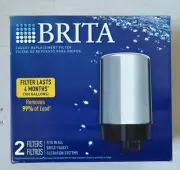 BRITA Replacement Water Filter -Fits All Brita Faucet Filtration Systems - 2ct
