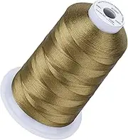 Simthread Embroidery Thread 5500Yds / 5000M, 40WT 100% Polyester – 170+ Vivid Colors, CPSC Certified, High-Speed Rated – Compatible with Brother, Singer, Janome & More - Dark Ivy S044