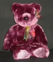 TY 2000 SIGNATURE BEAR BEANIE BABY - MINT with MINT TAG