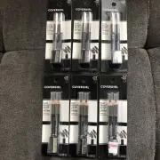 6 Pack Of Covergirl Fill + Define Eye Brow Pencils & Sharpener 500 Black Noir