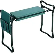 Garden Stool and Kneeler,Foldable Garden Stool - Foldable Heavy Duty Multifunctional Kneeler for Parents Gardeners Protect Knee & Back Grandparents Outside Fishing Seniors