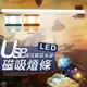 USB線控雙色光源磁吸燈條 閱讀燈 LED燈 照明燈 衣櫃燈 2檔調光