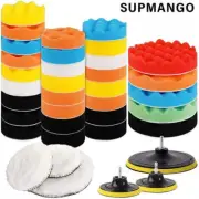 3 Inch Car Polishing Kit Polish Pad Car Polish Buffing Pad Abrasive Disc Sponge