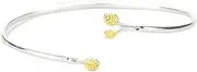 Fashion Silver Sterling Cuff Bangle Chain Bracelets,Women 925 Sterling Silver Bracelet Adjustable Open Yellow Leaves Bangle Bracelet Fashion Sterling Silver Jewellery Giftsum