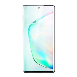 SPIGEN 適用于三星Note10鋼化軟膜Note10+Plus曲面全屏覆蓋手機貼膜2片裝水凝膜高清抗藍光5G版全包保護膜