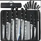 Handmade HAND FORGED DAMASCUS STEEL CHEF KNIFE Set Kitchen Knives Set W/ Sharpen