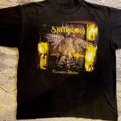 Satyricon Band Nemesis Divina Tee For Men Women Cotton Shirt