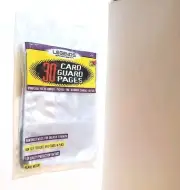 CARD GUARD PAGES (30) NEW IN BAG LEGENDS SPORT GEAR SUPER CLARITY 100% SAFE.