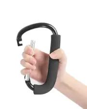 Stroller Hooks, 6.3" Large Stroller Clip, Stroller Hooks for Hanging Bags and Sh