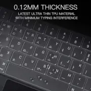 Keyboard Cover for New Apple M2 iPad Pro 12.9 inch 2022 2021 2020 Re Ultra Thin