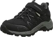 [MERRELL] Unisex Kids' Ml-Light Tech Leather Quick Close WP Low Rise Hiking Boots