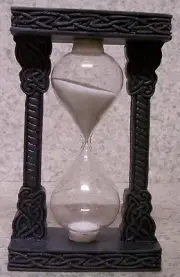 Hourglass Sand Timer Celtic Weave NEW 5 minute boiled egg