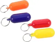 CORHAD 4pcs Floating Keychain For Boat: Bright Color Key Float, Waterproof Key Ring For Surfing Kayak And Pool - Keychain For Water Sports