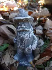 Latex tiny miner gnome elf mold plaster or fast setting rapid set 3.5" x 1.25"