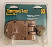 Ilco UNICAN 530-53-51 Auxiliary Lock, Jimmyproof Deadlock, SINGLE CYLINDER
