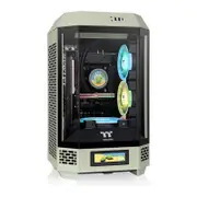 Thermaltake The Tower 250 Tempered Glass Mini-ITX Tower Case - Matcha Green [CA-1Z9-00SEWN-00]