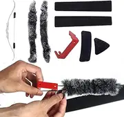 SPG Bow String Silencers for Recurve or Longbow - Recurve Bow Silencers and Dampeners Kit with Fur Recurve Arrow Rest and Limb Silencer Strip for Recurve Bow Accessories