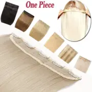 Thick Remy Russian One Piece Clip In Human Hair Extensions 3/4 Full Head Blonde