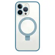 MagSafe Phone Case For iPhone 13 Pro with Kickstand Ring Shockproof Magnetic Case - Blue