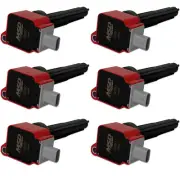 MSD Ignition Coils Set Of 6 For 2015 - 2017 Ford 2.7L V6 Ecoboost 82606 (for: Ford)