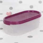 NEW Tupperware Modular Mate Oval #1 Purple Rhubarb Seal Pantry Storage 500ml