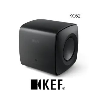 KEF 英國 KC62 SUBWOOFER 重低音揚聲器 碳黑 Uni-Core 技術 原廠公司貨