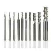 10Pcs Tungsten Carbide End Mill Cutter Bits