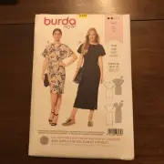 Burda Style 6439 Dress sewing pattern sizes 10-20 Uncut Skill: Easy