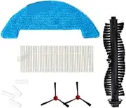 Main Roller Brush Side Brush HEPA Filter Mop Cloth Rags Water Tank Filter Compatible with 360 SmartAI C50 G50 Robot Vacuum Cleaner (Color : As Shown)