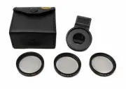 Macro Lens Set Zoom Close Up Filter Kit with Clip Bag IN Black