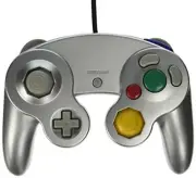 Silver Controller For GameCube Wii Wii U 3DS 3DS