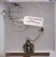 NWT-Alex and Ani -"Guardian of Knowledge" Silver Expandable Necklace-w/ Box