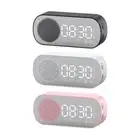 Wireless Bluetooth-Compatible Speaker Bedroom Student Clock Clock Dual Alarm
