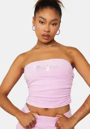 [JUICY COUTURE] Violet Dusk Bling Tube Top